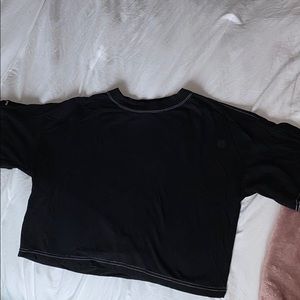 Black crop top